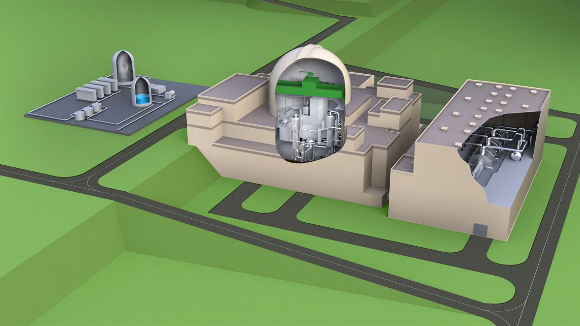 三菱重工の革新軽水炉の概念図