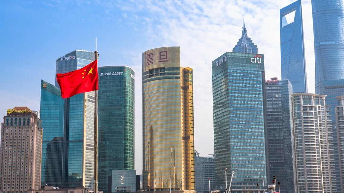 中国の高層ビル群