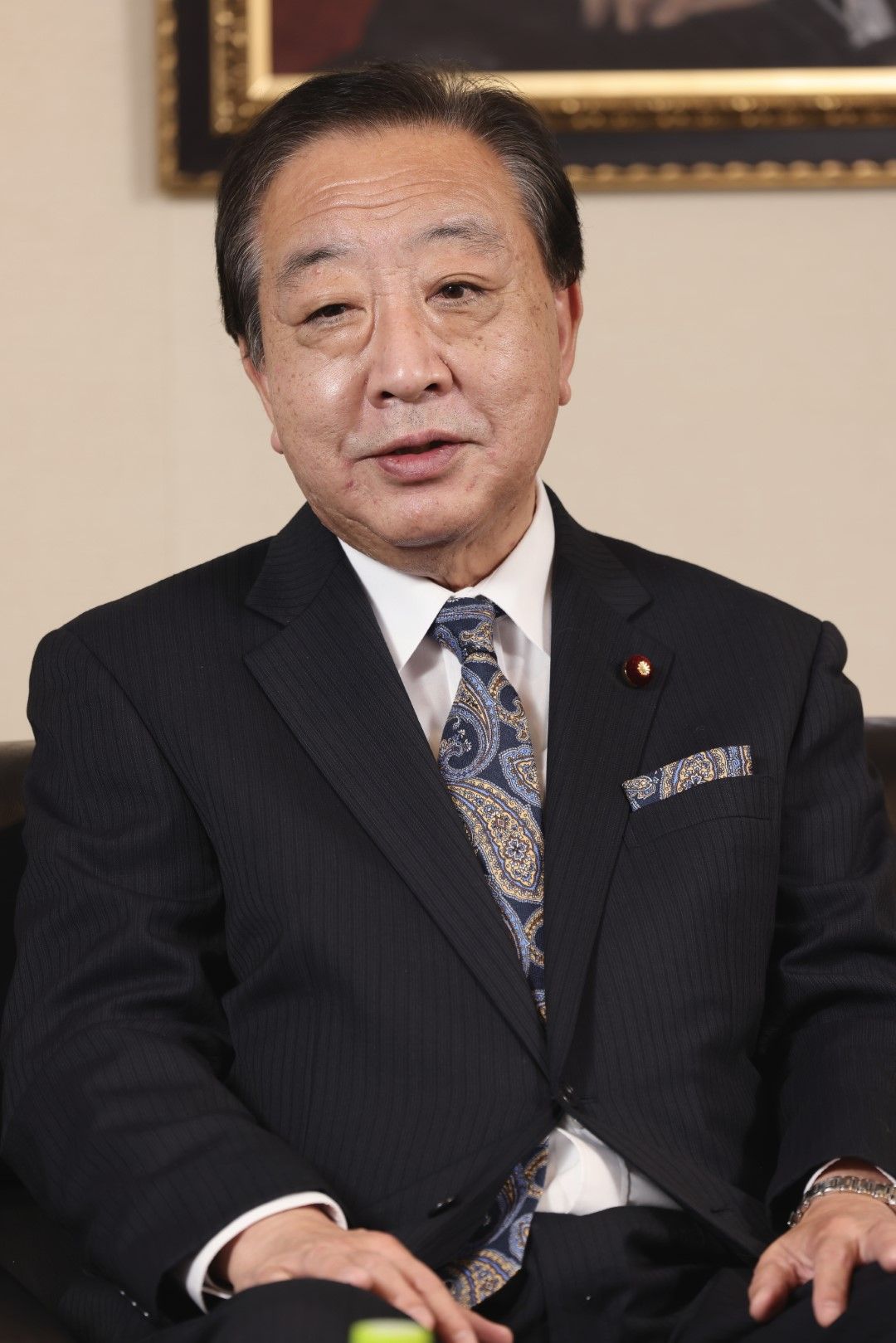 野田佳彦（のだ・よしひこ）／1957年生まれ。1980年早稲田大学政治経済学部卒業後、松下政経塾、千葉県議会議員を経て、1993年衆議院議員初当選。2010年財務相、2011年首相などを歴任。2020年立憲民主党最高顧問（写真：尾形文繁）