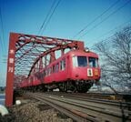 木曽川を渡る5000系