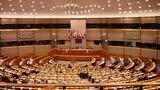 ブリュッセルにある欧州議会本会議場（写真：筆者撮影）