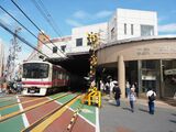 現在の下高井戸駅（記者撮影）