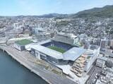 長崎スタジアムシティの全景。JR長崎駅から徒歩約10分の好立地（写真提供：長崎スタジアムシティ）