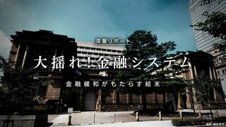 大揺れ！ 金融システム 金融緩和がもたらす結末