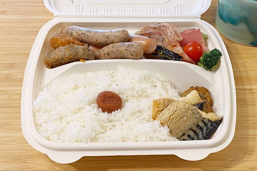 モーニングビュッフェを詰めたお弁当