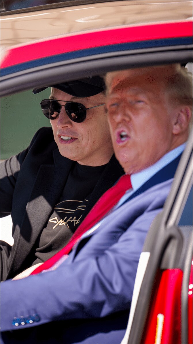 トランプ政権内で要職を担うテスラのイーロン･マスクCEOに反発が集まっているSource: Bloomberg