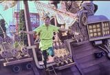 ディズニー５周年記念式典のようす（写真：1988年4月15日、吉野純治撮影）