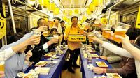 超至福！京急｢ビール電車｣の大盤振る舞い キリンが電車内で宴を開いたワケ
