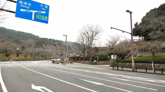 京阪京津線跡 蹴上付近