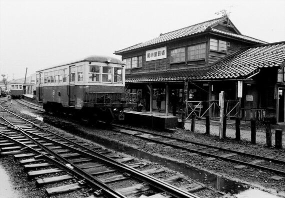 尾小屋鉄道 新小松駅 キハ2