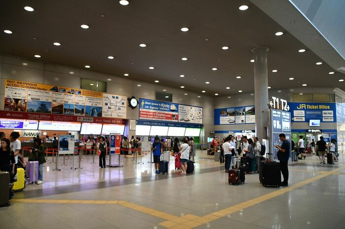 関西空港駅チケット売り場