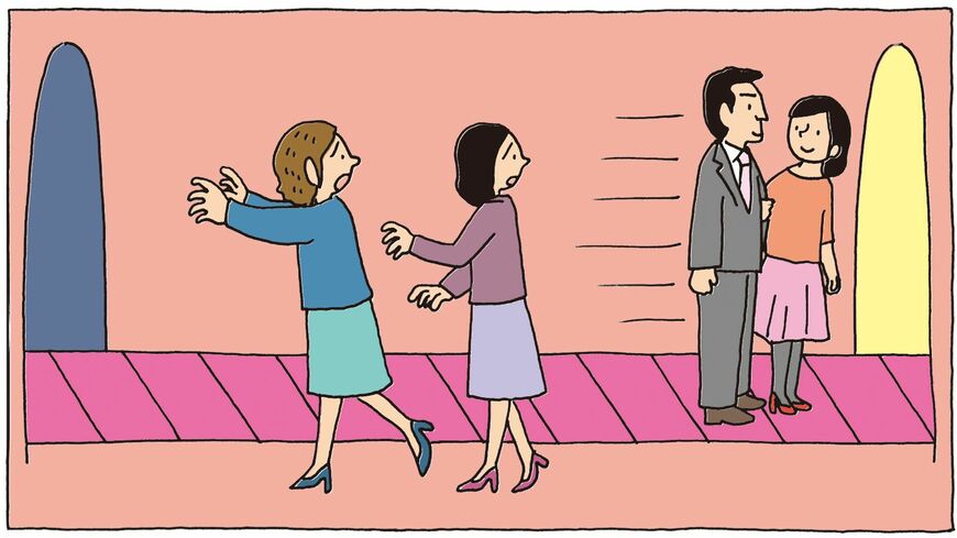 40代男性のリアルな婚活とは？（イラスト：堀江篤史）