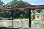 ボーフォート駅にあるデルタ線の一辺。キハ8500が