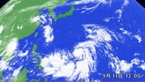 9月11日の雲（出典：weathermap）