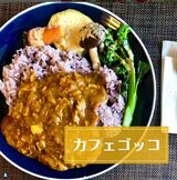「おまかせカレー」も野菜たっぷり（広野さん提供）