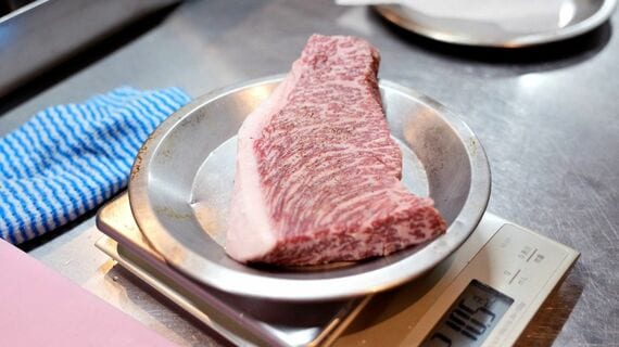 A5黒毛和牛のイチボステーキ