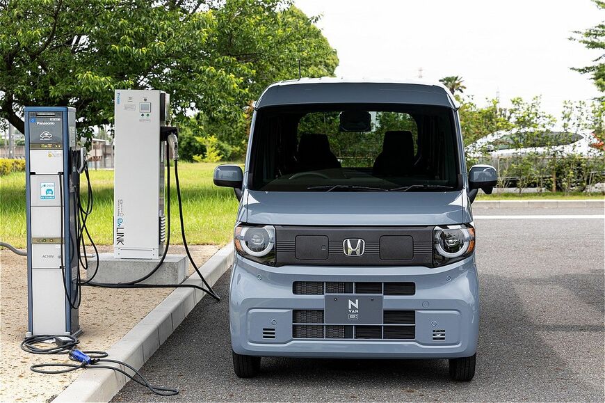 ホンダ新型軽商用EV「N-VAN e:」のディテール（写真：三木宏章）