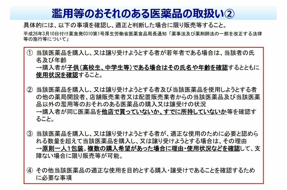 市販薬乱用