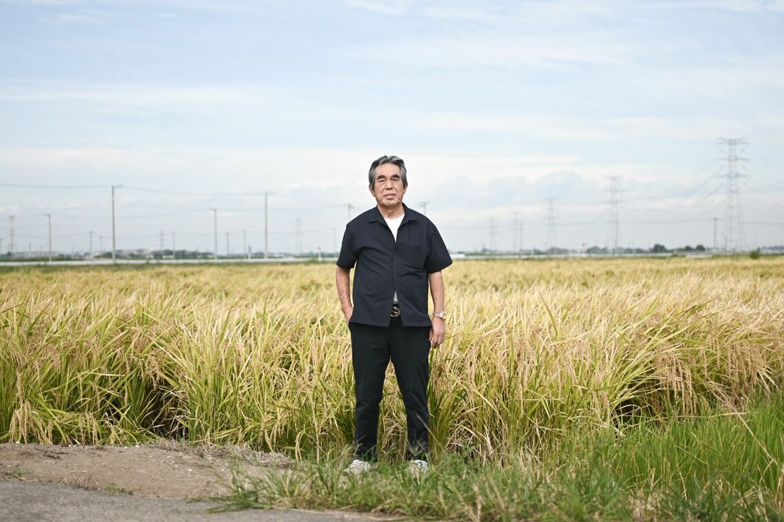 茨城県で6代続くコメ農家で自民党員の塚本治男さんPhotographer: Soichiro Koriyama/Bloomberg