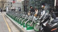 韓国自転車シェア､ヘルメット義務失敗のワケ 他人の被ったものはイヤ､利用せずに盗難も