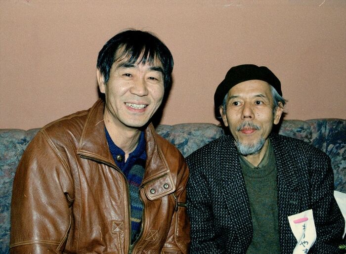 森やすじ氏（右）と杉井ギサブロー氏