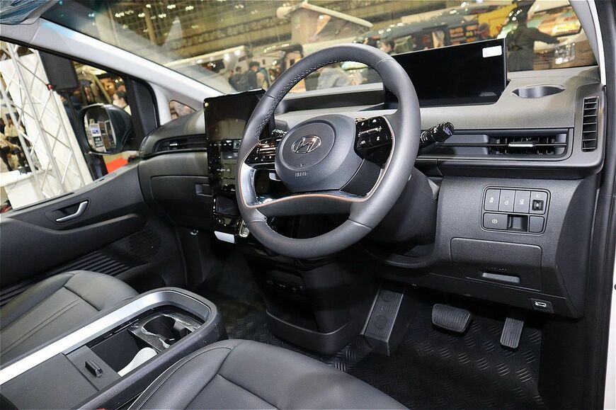 ホワイトハウスが展示していたヒョンデの商用BEV「ST1」（写真：筆者撮影）