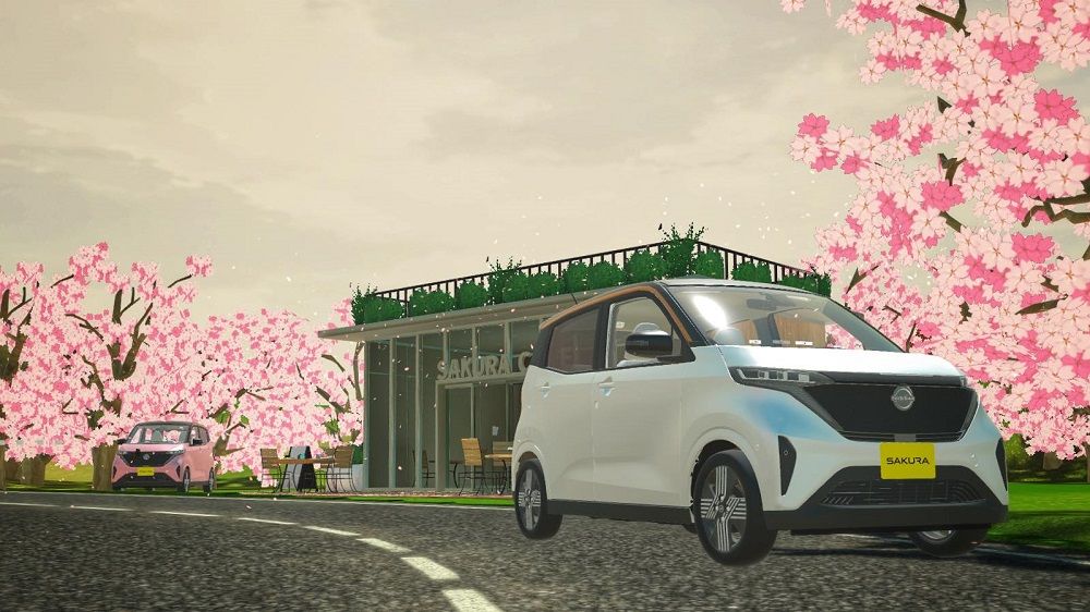 日産が展開した「NISSAN SAKURA Driving Island」