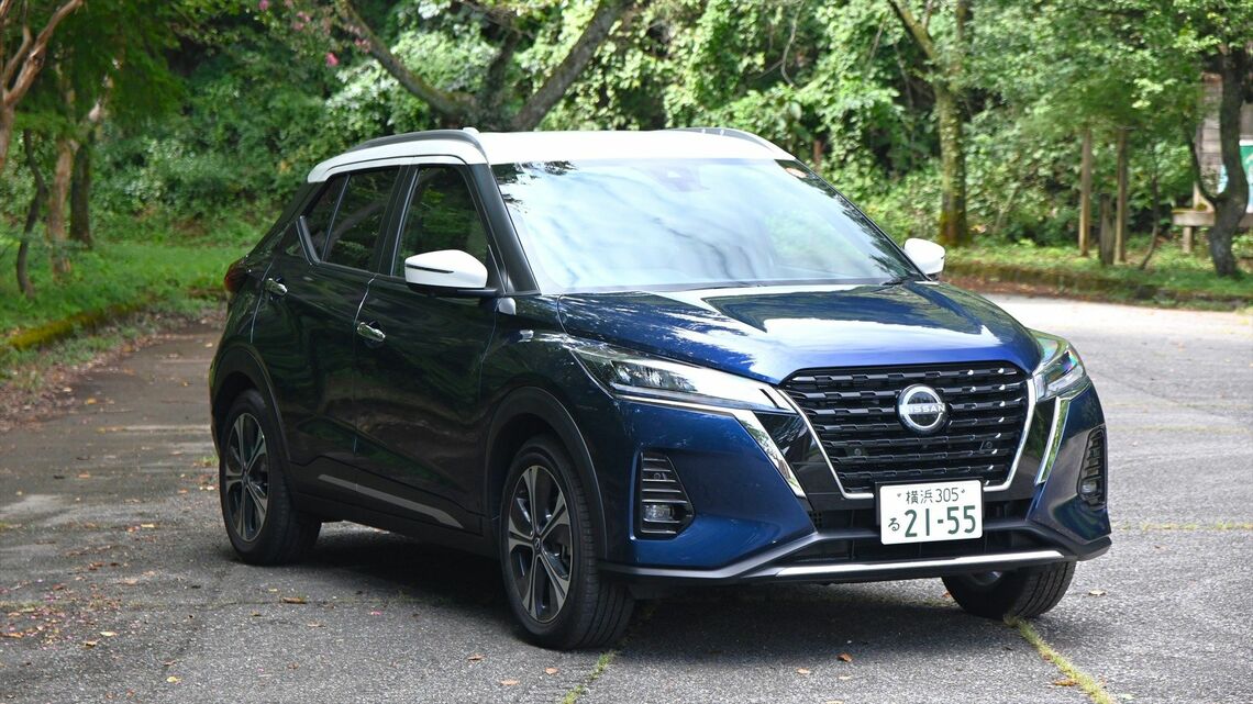 フルモデルチェンジが近い日産「キックス」を改めて検証した(筆者撮影)