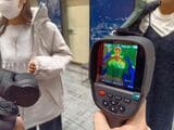 XShelterは青色だが、身体の部分は黄色や赤色。ポカポカの状態を維持していた（著者撮影）