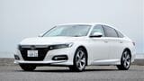 2020年2月にフルモデルチェンジして発売された新型「アコード」。価格は465万円〜（筆者撮影）