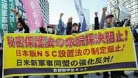 戦時法制に逆戻り、危うい特定秘密保護法 狙いは日米安全保障の実態報道の制限