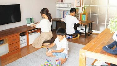 55㎡家族6人｢勉強スペース｣を確保する方法 フリーデスクで｢主体性と