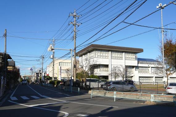 川越電気鉄道駅跡地