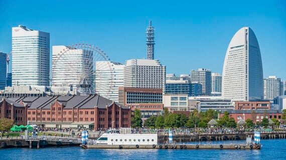 晴天の横浜みなとみらい