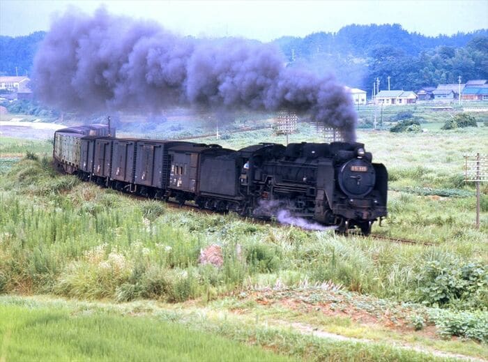 紀勢本線下庄付近を走る貨物列車