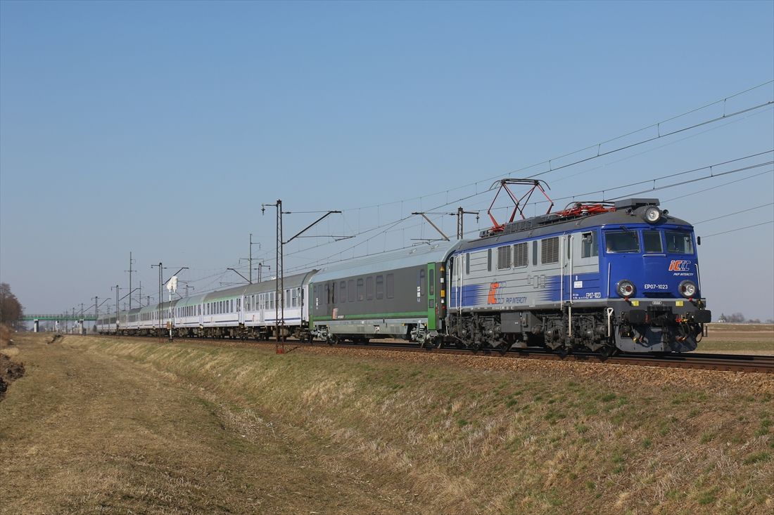 ポーランド ウクライナ避難民輸送列車