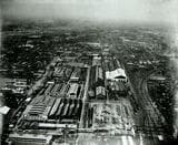 旧大宮市域　昭和36年 国鉄大宮工場全景（出典：さいたま市アーカイブズセンターギャラリー）