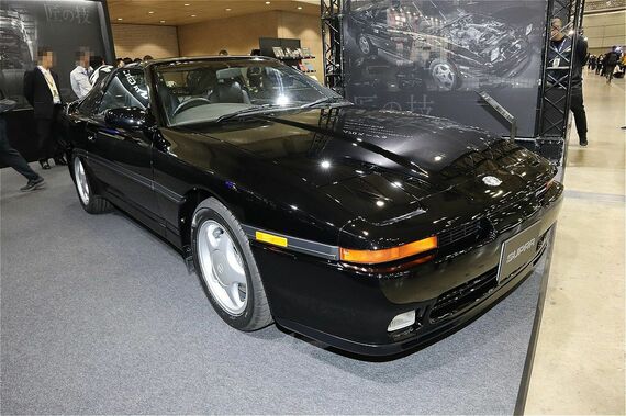 会場に展示されていたA70型スープラ