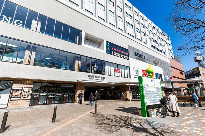 地下鉄が乗り入れる分岐の駅、和光市駅には東武ホテルも