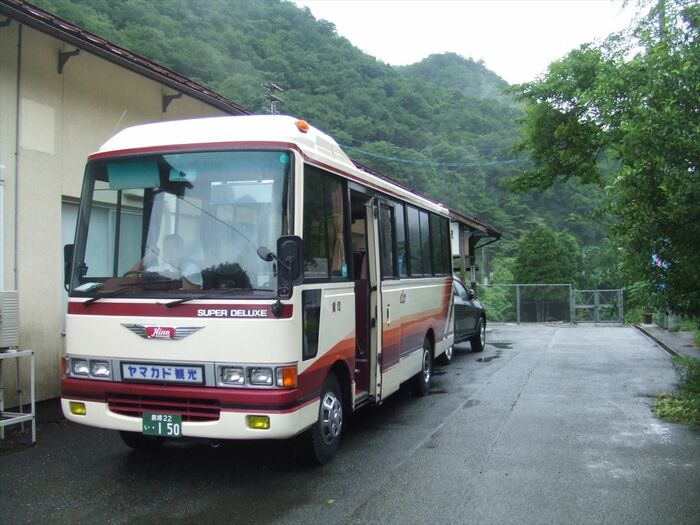 豪雨で木次線が不通になった際の代行バス