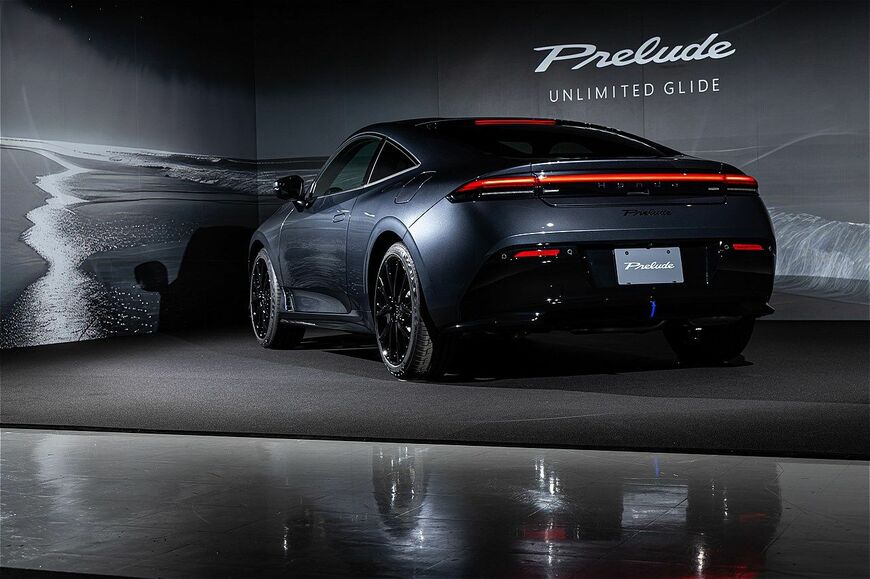 ホンダの新型「プレリュード」（写真：三木 宏章）