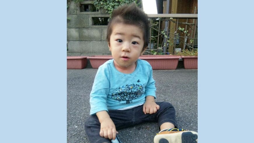 保育園での事故で亡くなった栗並寛也君（写真は家族提供）