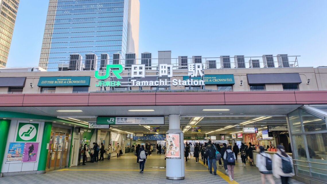 東京都の住宅地の地価上昇率トップは田町となった（写真：イデア／PIXTA）