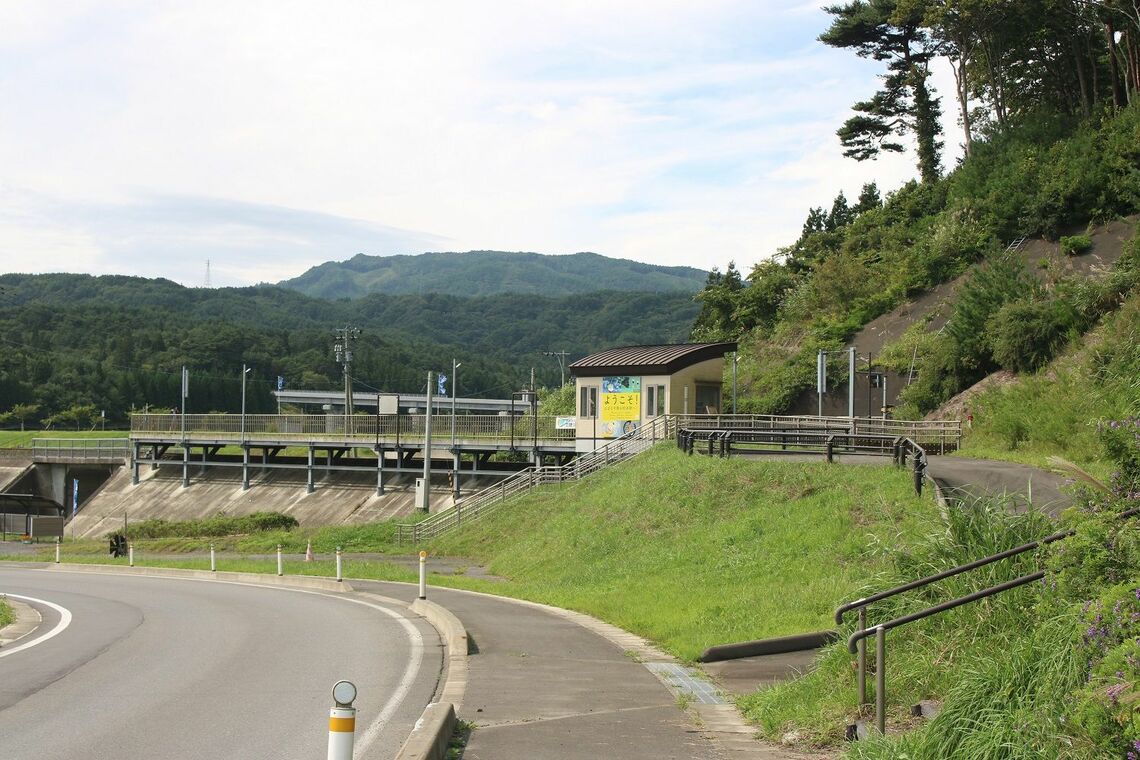 三陸鉄道の十府ヶ浦海岸駅