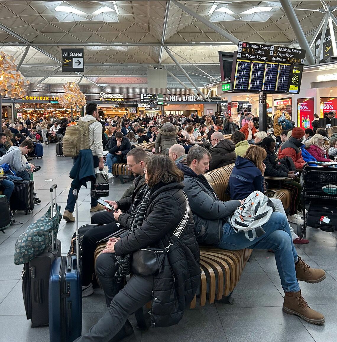 ロンドンのスタンステッド空港