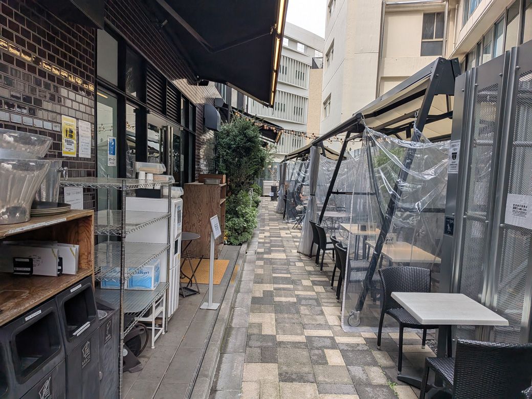 テラス席