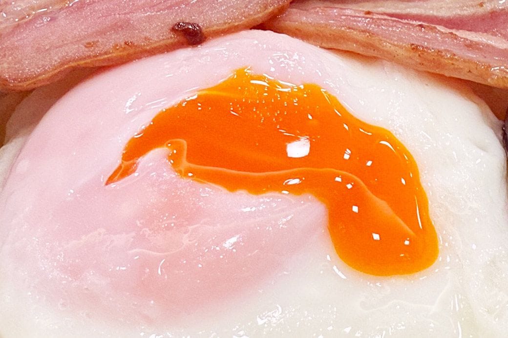 こだわり卵の目玉焼き