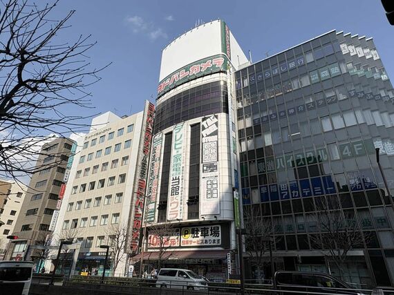 駅北側にある大型店はオクトーレかヨドバシカメラくらいだった