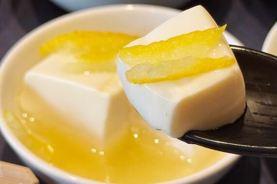 豆腐の柚子あん