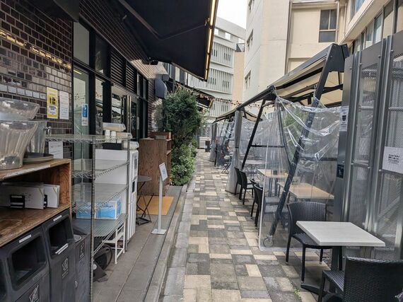 テラス席